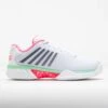 K-Swiss Hypercourt Express 2 Clay Women's White/Neon Pastel Pink/Black -Famous Shoes Store 118552 3