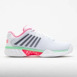 K-Swiss Hypercourt Express 2 Clay Women's White/Neon Pastel Pink/Black