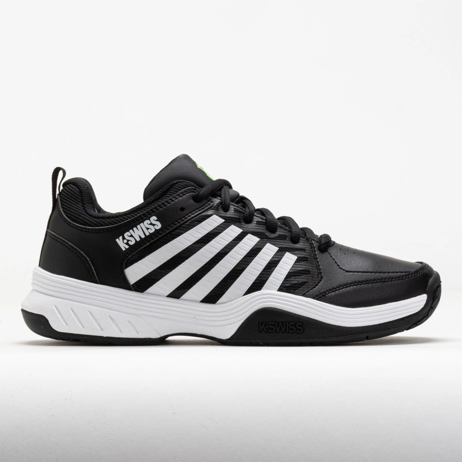 K-Swiss Court Express 2 Men's Black/White/Soft Neon Green 3 K-Swiss Court Express 2 Men's Black/White/Soft Neon Green