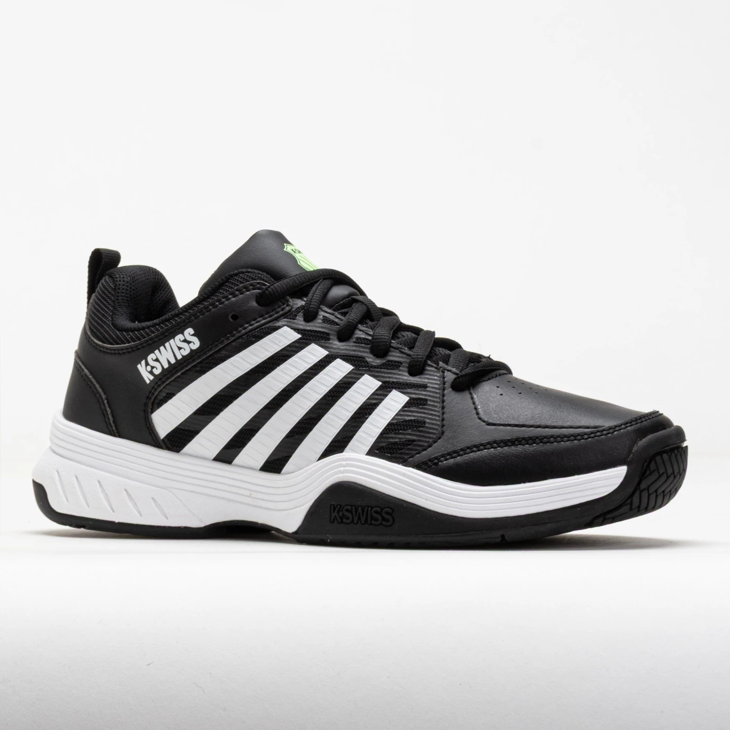 K-Swiss Court Express 2 Men's Black/White/Soft Neon Green 7 K-Swiss Court Express 2 Men's Black/White/Soft Neon Green - Image 5
