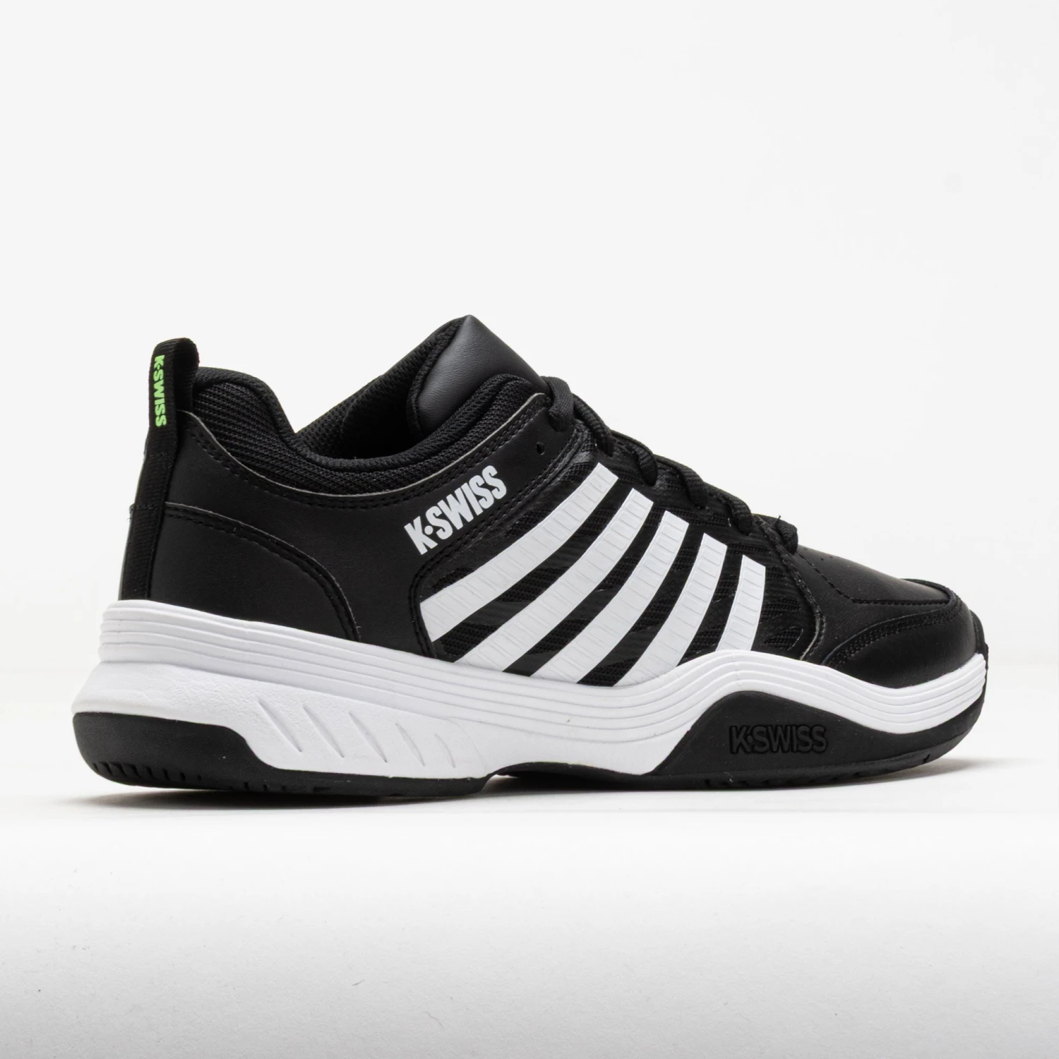 K-Swiss Court Express 2 Men's Black/White/Soft Neon Green 8 K-Swiss Court Express 2 Men's Black/White/Soft Neon Green - Image 6