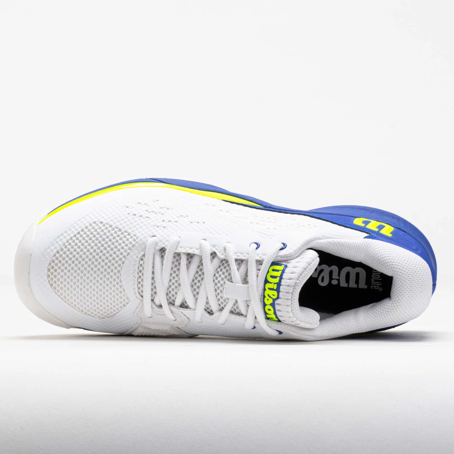 Wilson Rush Pro Ace Men's White/Amparo Blue/Safety Yellow 5 Wilson Rush Pro Ace Men's White/Amparo Blue/Safety Yellow - Image 3