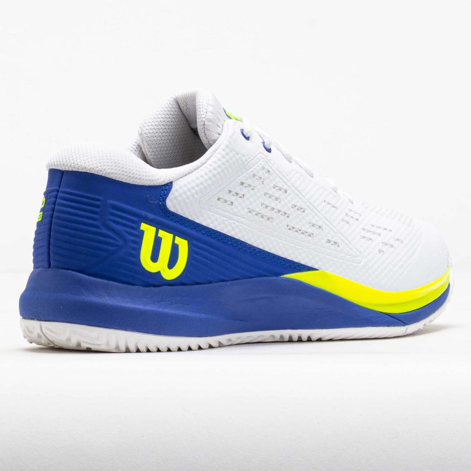 Wilson Rush Pro Ace Men's White/Amparo Blue/Safety Yellow 8 Wilson Rush Pro Ace Men's White/Amparo Blue/Safety Yellow - Image 6