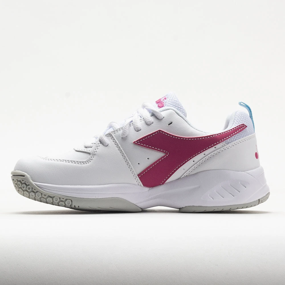 Diadora Challenge 5 SL Junior White/Pinklady 4 Diadora Challenge 5 SL Junior White/Pinklady - Image 2