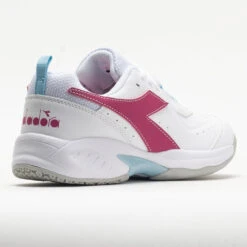 Diadora Challenge 5 SL Junior White/Pinklady 13 Diadora Challenge 5 SL Junior White/Pinklady -Famous Shoes Store 121358 6