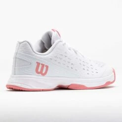 Wilson Rush Pro Junior L White/White/Mauveglow 13 Wilson Rush Pro Junior L White/White/Mauveglow -Famous Shoes Store 121539 6