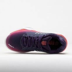 K-Swiss Hypercourt Express 2 Junior Purple Plumeria/White/Hot Coral -Famous Shoes Store 121549 2