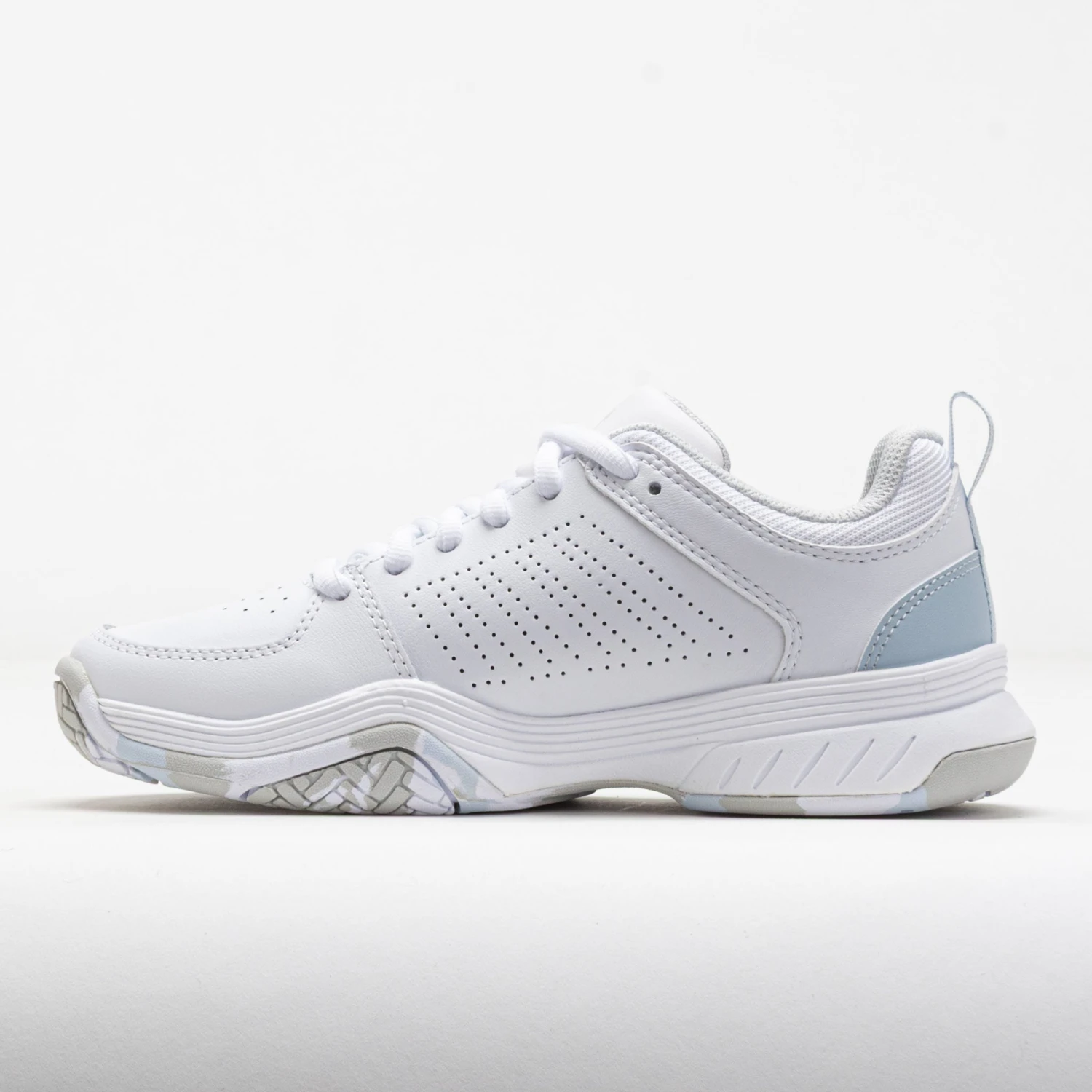 K-Swiss Court Express 2 Junior White/Ballad Blue/Dawn Blue 4 K-Swiss Court Express 2 Junior White/Ballad Blue/Dawn Blue - Image 2