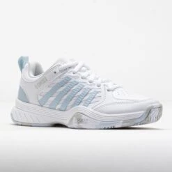 K-Swiss Court Express 2 Junior White/Ballad Blue/Dawn Blue 12 K-Swiss Court Express 2 Junior White/Ballad Blue/Dawn Blue -Famous Shoes Store 121550 5