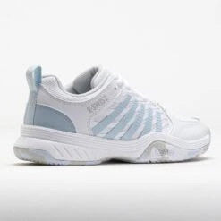 K-Swiss Court Express 2 Junior White/Ballad Blue/Dawn Blue 13 K-Swiss Court Express 2 Junior White/Ballad Blue/Dawn Blue -Famous Shoes Store 121550 6