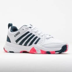 K-Swiss Court Express 2 Junior White/Stargazer/Neon Blaze -Famous Shoes Store 121551 5