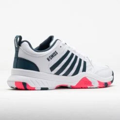 K-Swiss Court Express 2 Junior White/Stargazer/Neon Blaze -Famous Shoes Store 121551 6