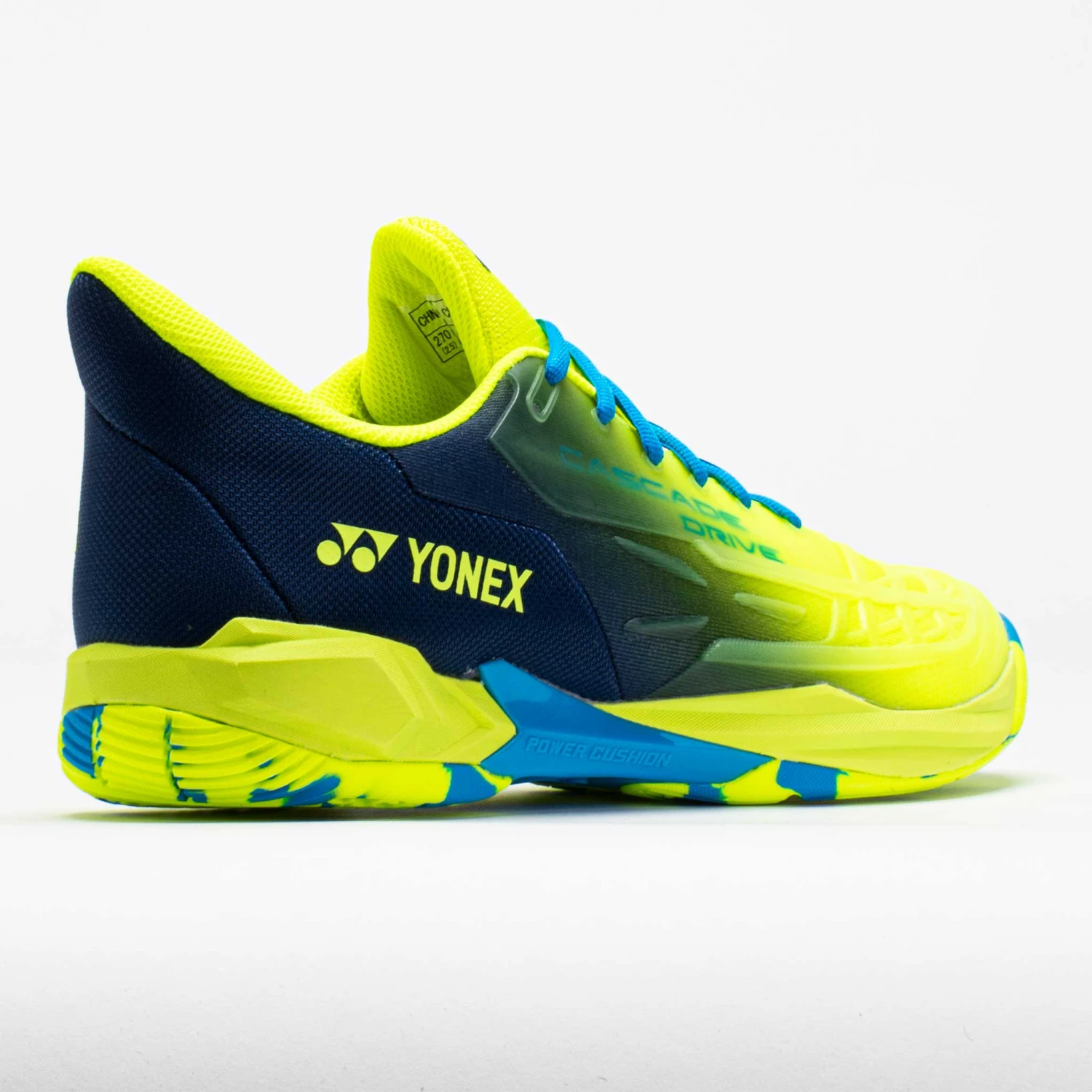 Yonex Power Cushion Cascade Drive 2 Men's Yellow/Blue 8 Yonex Power Cushion Cascade Drive 2 Men's Yellow/Blue - Image 6