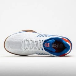 K-Swiss Hypercourt Express 2 Indoor Men's Bright White/High Risk Red -Famous Shoes Store 210887 2