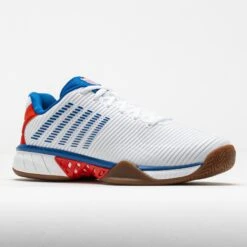 K-Swiss Hypercourt Express 2 Indoor Men's Bright White/High Risk Red -Famous Shoes Store 210887 5