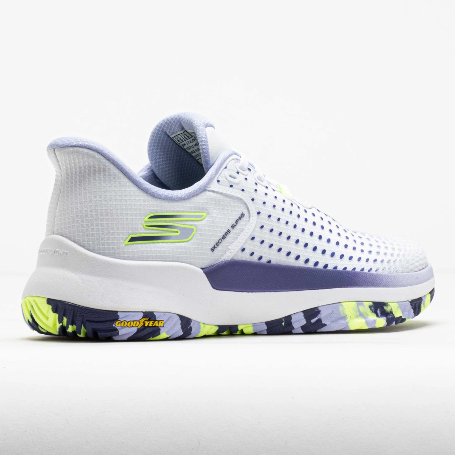 Skechers Viper Court Pro Elite Women's White/Purple/Lavender 8 Skechers Viper Court Pro Elite Women's White/Purple/Lavender - Image 6