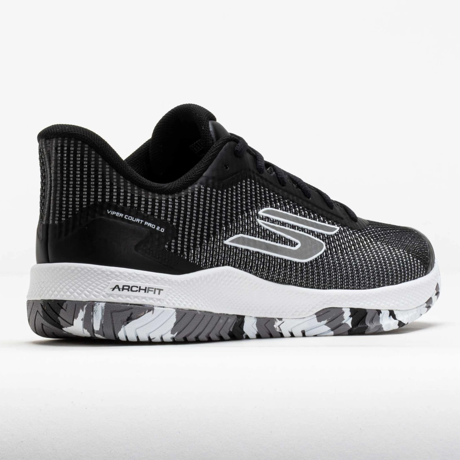 Skechers Viper Court Pro 2.0 Women's Black/White 8 Skechers Viper Court Pro 2.0 Women's Black/White - Image 6