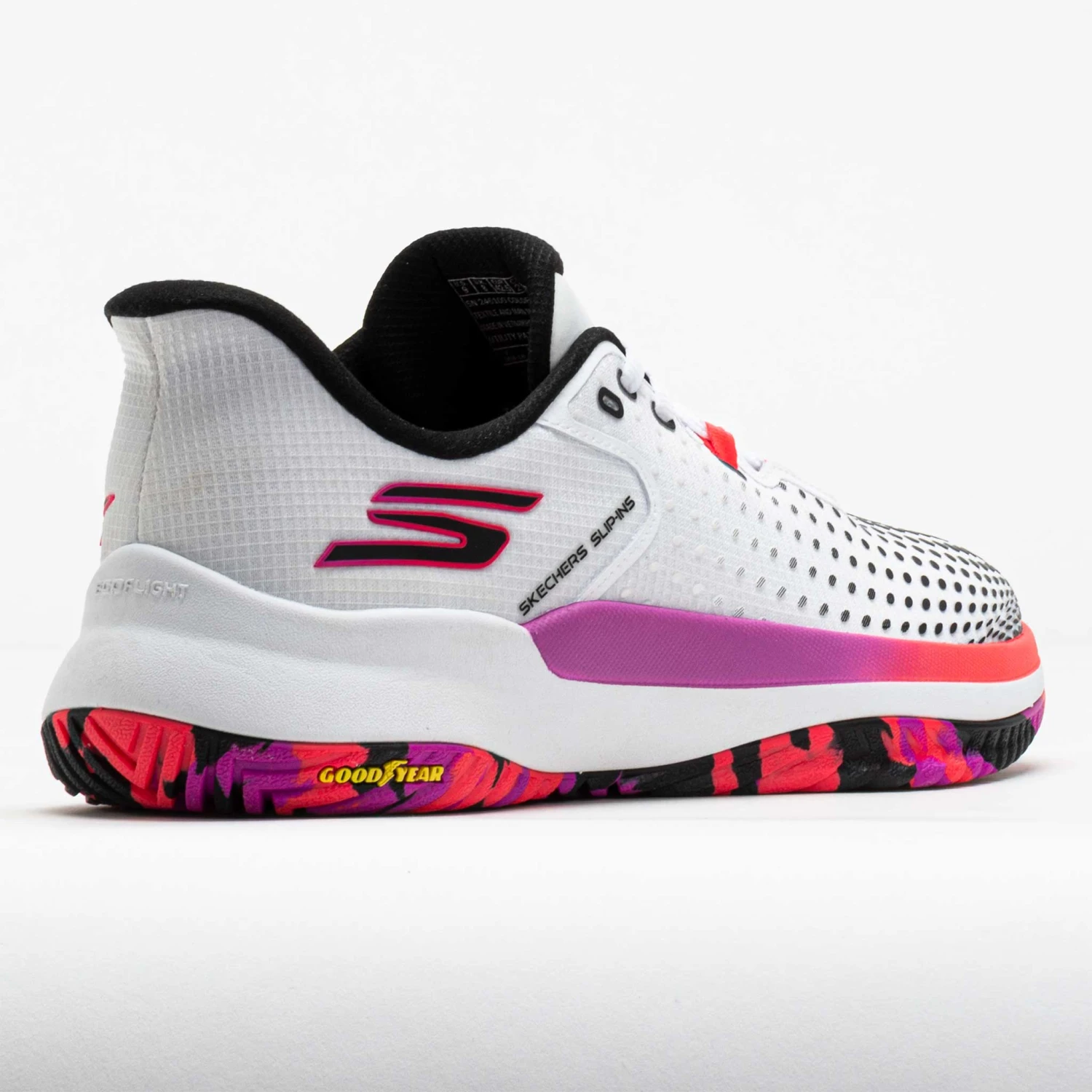 Skechers Viper Court Pro Elite Men's White/Black/Pink 8 Skechers Viper Court Pro Elite Men's White/Black/Pink - Image 6