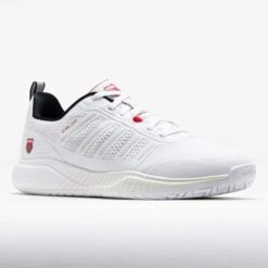 K-Swiss Ultra Court Men's White/Black/Mars Red -Famous Shoes Store 370233 5