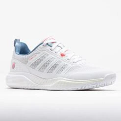 K-Swiss Ultra Court Women's White/Faded Denim/Dubarry -Famous Shoes Store 370235 5