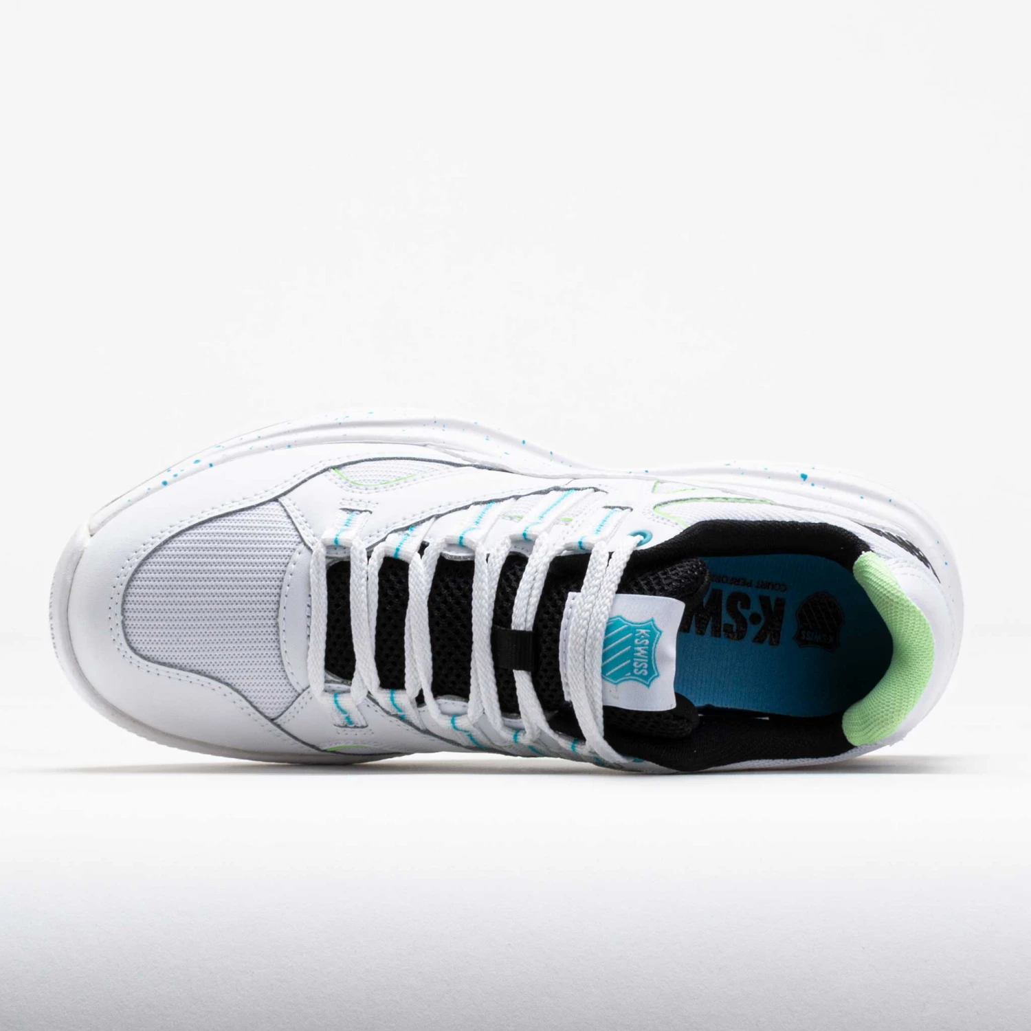 K-Swiss Tura Team Women's White/Paradise Green/Black 5 K-Swiss Tura Team Women's White/Paradise Green/Black - Image 3
