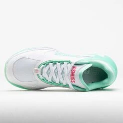 K-Swiss K-Frame Pickleball Women's White/Neon Mint/Hot Neon Pink 10 K-Swiss K-Frame Pickleball Women's White/Neon Mint/Hot Neon Pink -Famous Shoes Store 370292 2