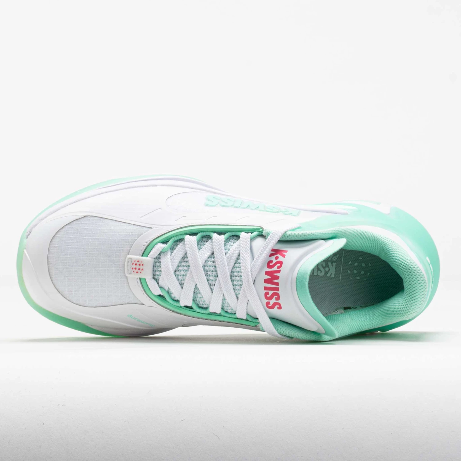 K-Swiss K-Frame Pickleball Women's White/Neon Mint/Hot Neon Pink 5 K-Swiss K-Frame Pickleball Women's White/Neon Mint/Hot Neon Pink - Image 3