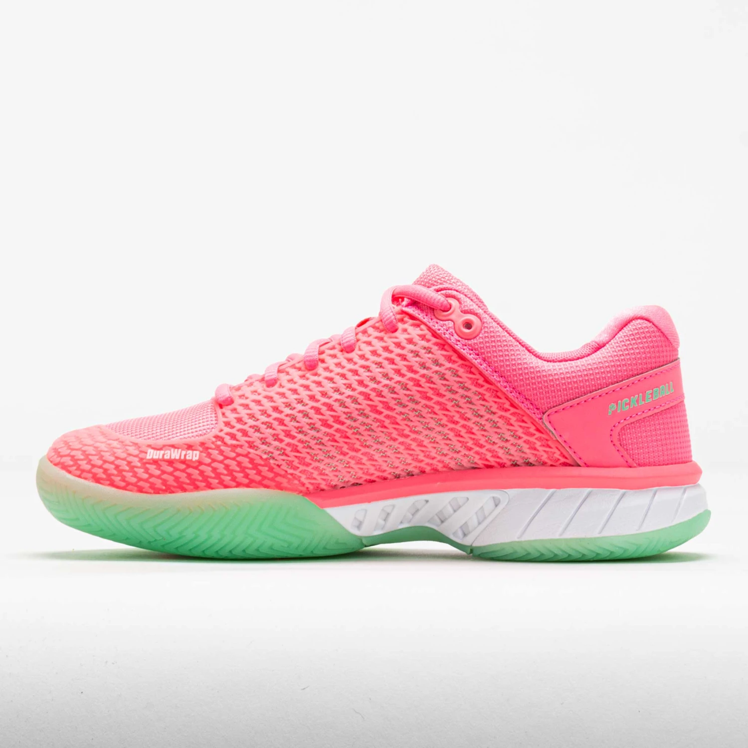K-Swiss Express Light Pickleball Women's Pastel Pink/Neon Mint/White 4 K-Swiss Express Light Pickleball Women's Pastel Pink/Neon Mint/White - Image 2