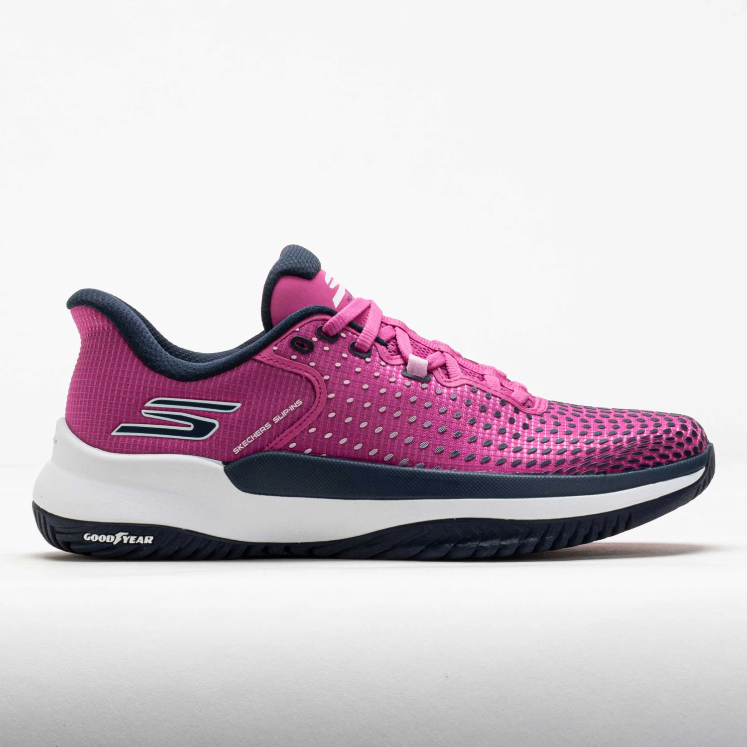 Skechers Viper Court Pro Elite Women's Pink/Gray 3 Skechers Viper Court Pro Elite Women's Pink/Gray