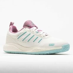 K-Swiss Ultra Court Padel White/Lilas/Pastel Turquoise -Famous Shoes Store 450003 5