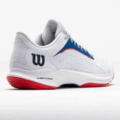 Wilson Hurakn 2.0 Women's White/Deja Vu Blue/Wilson Red 13 Wilson Hurakn 2.0 Women's White/Deja Vu Blue/Wilson Red -Famous Shoes Store 450017 6