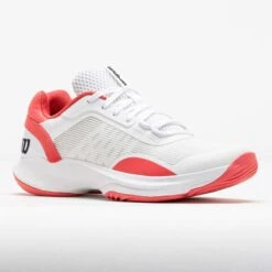 Wilson Hurakn Pro V2 Women's White/White/Dubarry -Famous Shoes Store 450074 5