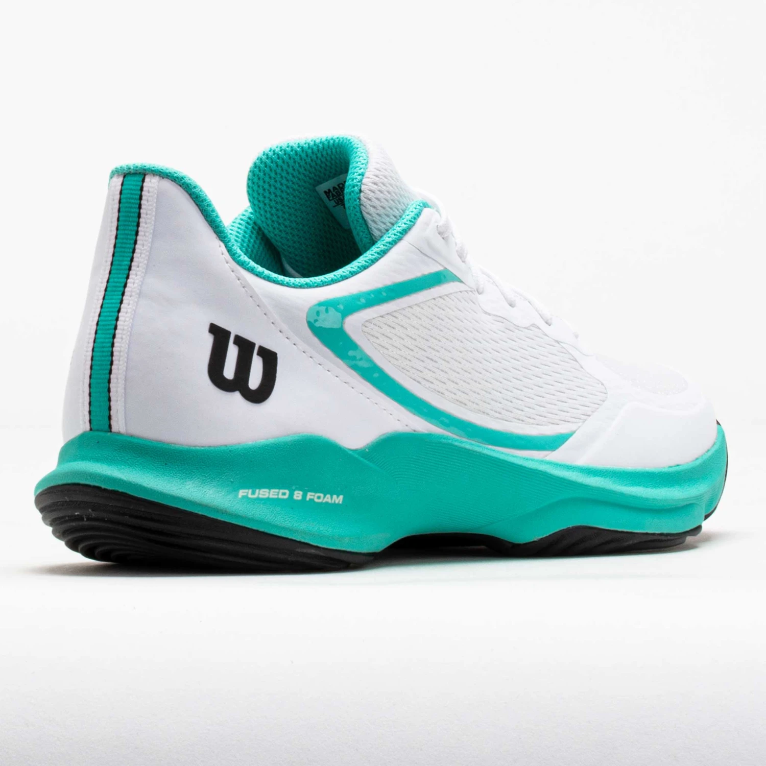 Wilson Hurakn Lite Women's Padel White/Turquoise/Black 8 Wilson Hurakn Lite Women's Padel White/Turquoise/Black - Image 6