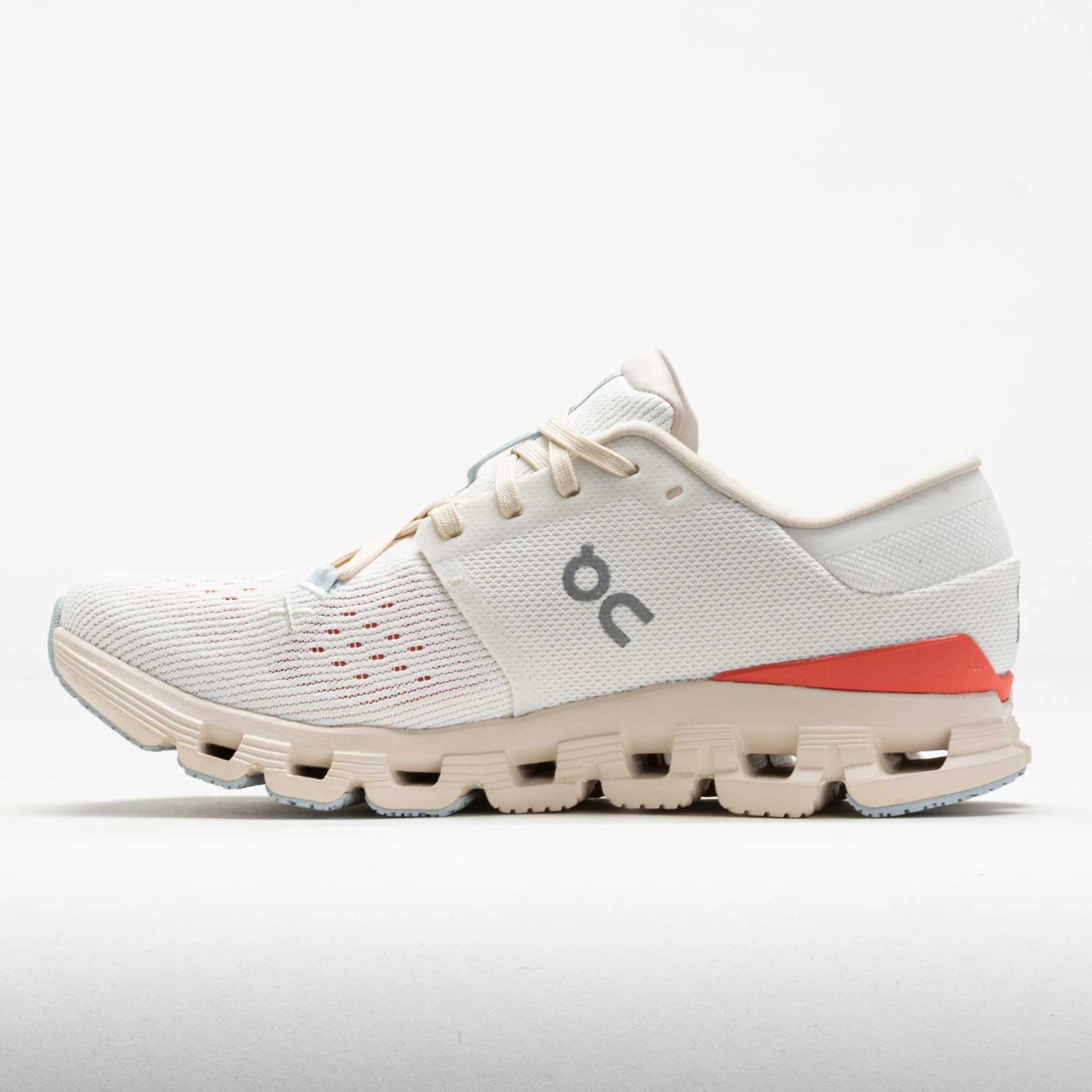 On Running On Cloud X 4 Women's Ivory/Salmon 4 On Running On Cloud X 4 Women's Ivory/Salmon - Image 2