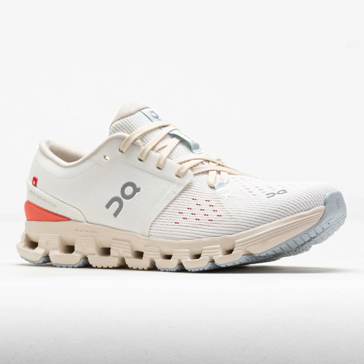 On Running On Cloud X 4 Women's Ivory/Salmon 7 On Running On Cloud X 4 Women's Ivory/Salmon - Image 5