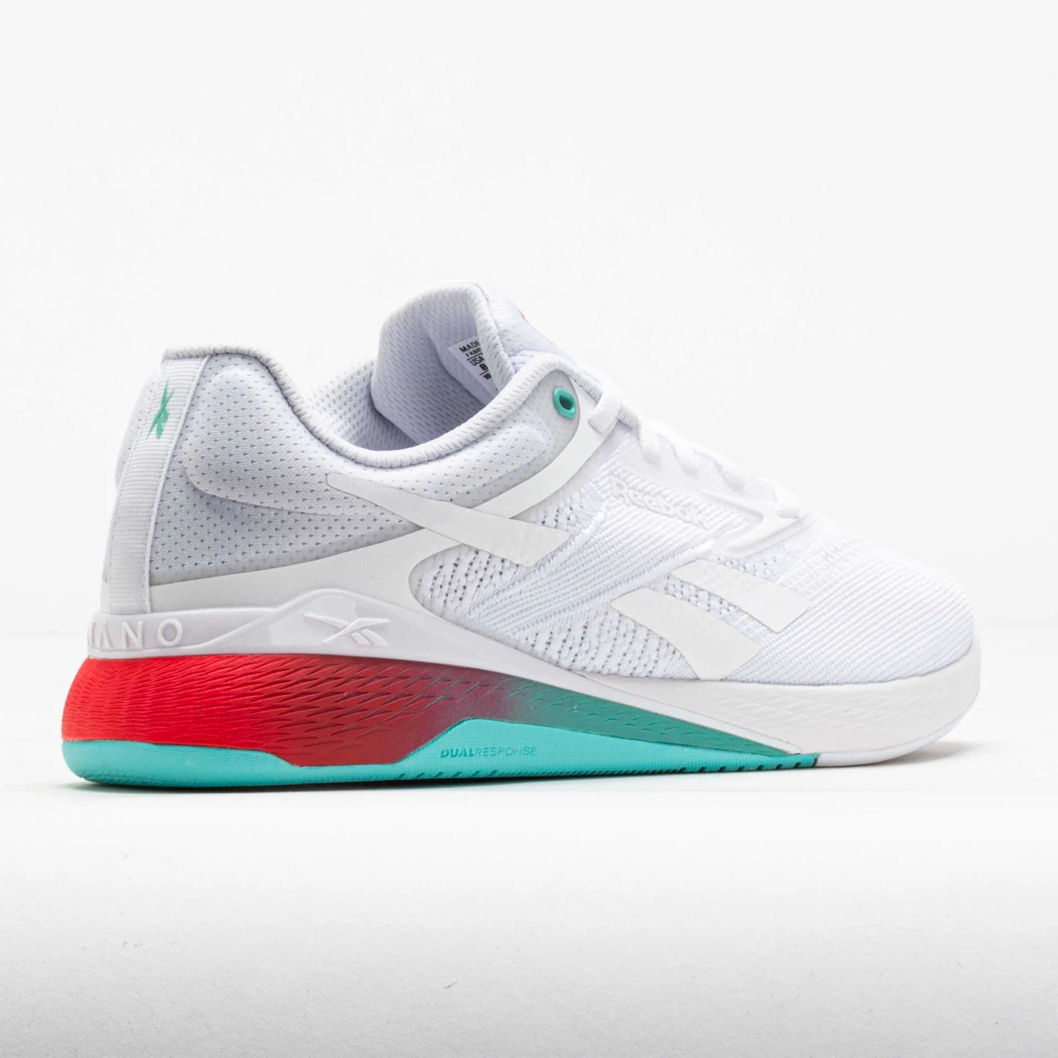 Reebok Nano X5 Women's White/AI Aqua/Energy Red 8 Reebok Nano X5 Women's White/AI Aqua/Energy Red - Image 6