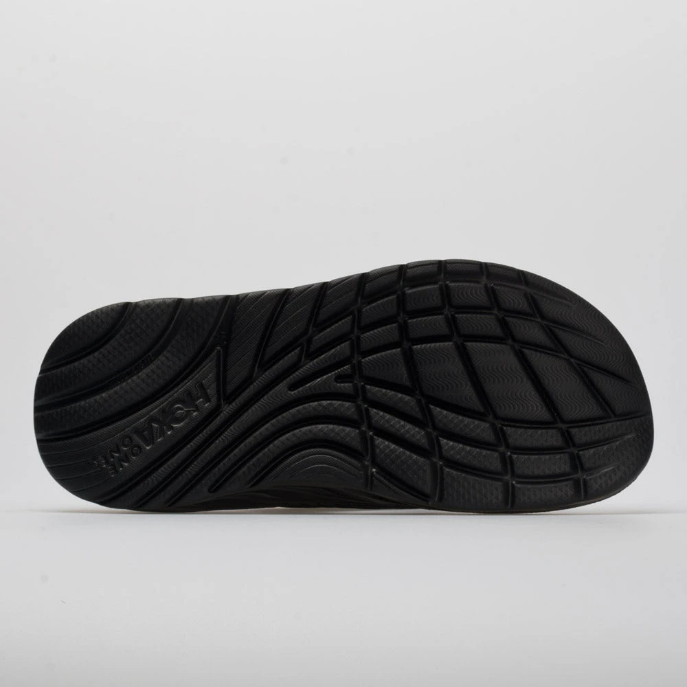 HOKA Ora Recovery Flip Men's Black/Dark Gull Gray 5 HOKA Ora Recovery Flip Men's Black/Dark Gull Gray - Image 3