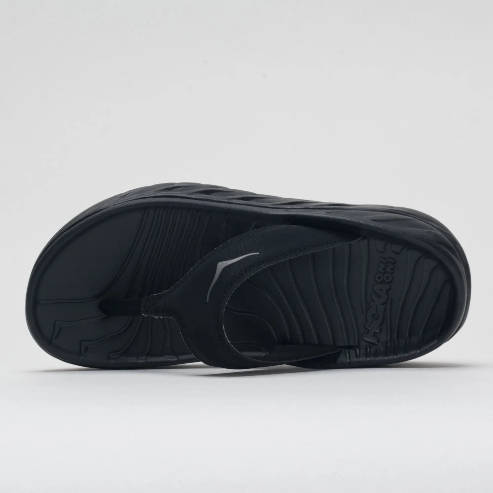 HOKA Ora Recovery Flip Women's Black/Dark Gull Gray 4 HOKA Ora Recovery Flip Women's Black/Dark Gull Gray - Image 2