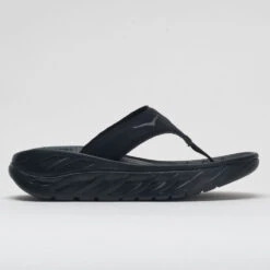 HOKA Ora Recovery Flip Women's Black/Dark Gull Gray