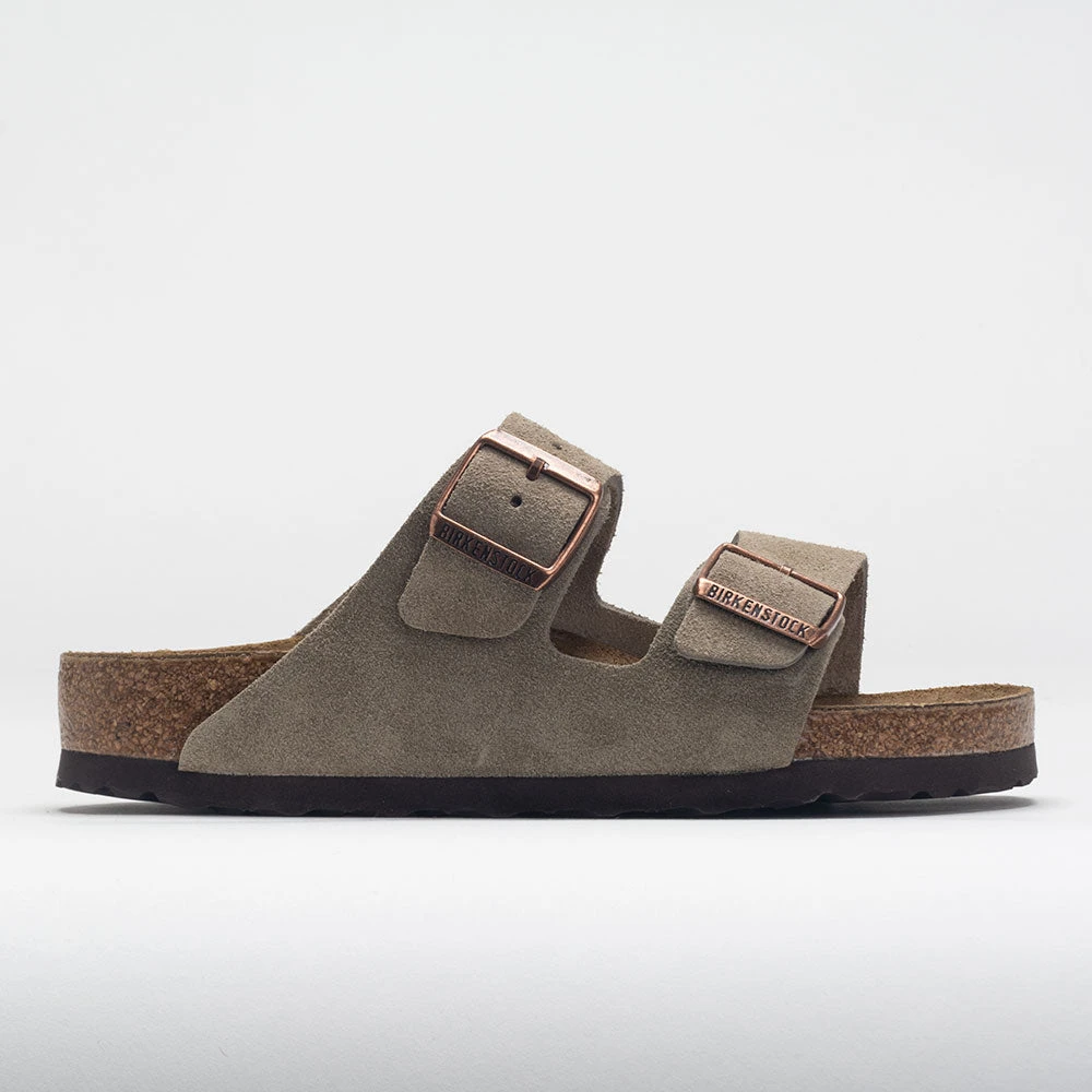 Birkenstock Arizona Suede Leather Regular Unisex Taupe 3 Birkenstock Arizona Suede Leather Regular Unisex Taupe