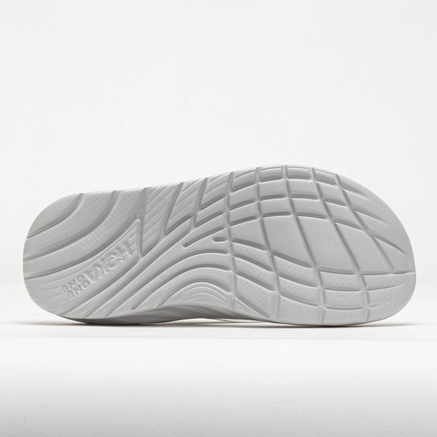 HOKA Ora Recovery Flip Men's Lunar Rock/White 6 HOKA Ora Recovery Flip Men's Lunar Rock/White - Image 4