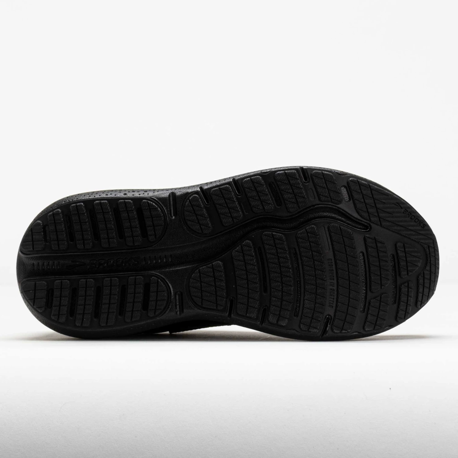 Brooks Ghost Max Leather Men's Black/Black 6 Brooks Ghost Max Leather Men's Black/Black - Image 4