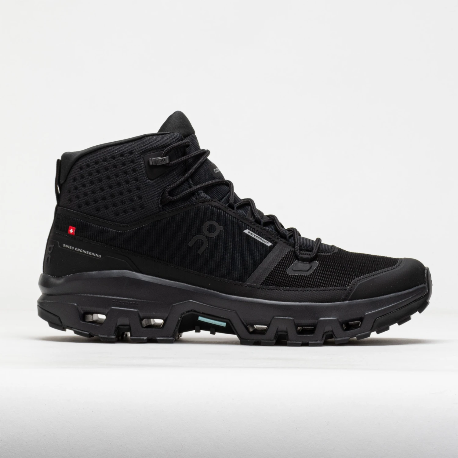 On Running On Cloudrock Mid Waterproof Men's Black/Black 3 On Running On Cloudrock Mid Waterproof Men's Black/Black
